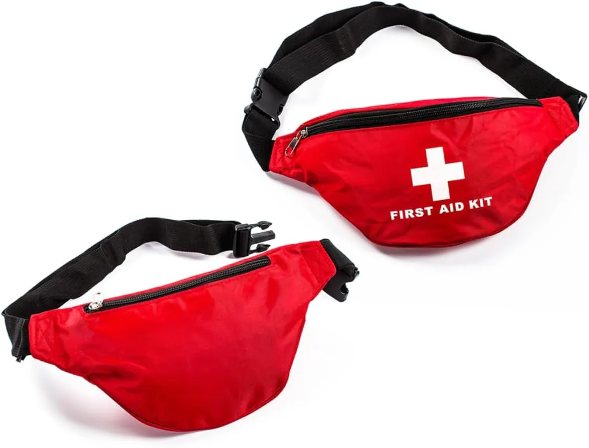 1Pc First Aid Waist Pack Durable Emergency Bag for Outdoor Activities for Boating Kayaking and Beach Use Convenient Belt Design for Essential Supplies