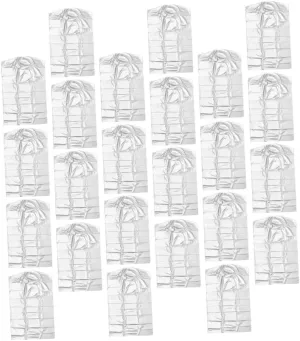 30pcs Kids' Dry Cleaning Bags Disposable Garment Covers Clothing Dust Covers for Storage