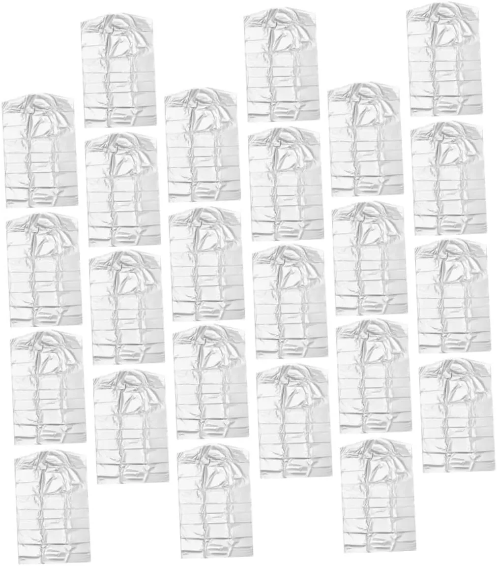 30pcs Kids' Dry Cleaning Bags Disposable Garment Covers Clothing Dust Covers for Storage