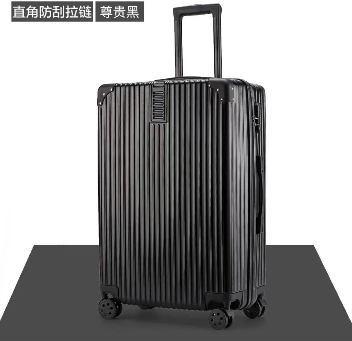 32-Inch Black Travel Suitcase - Expandable Aluminum Handle Lightweight Hardshell Suitcase with Spinner Wheels Built-In TSA Lock? Convenient for Business Trips