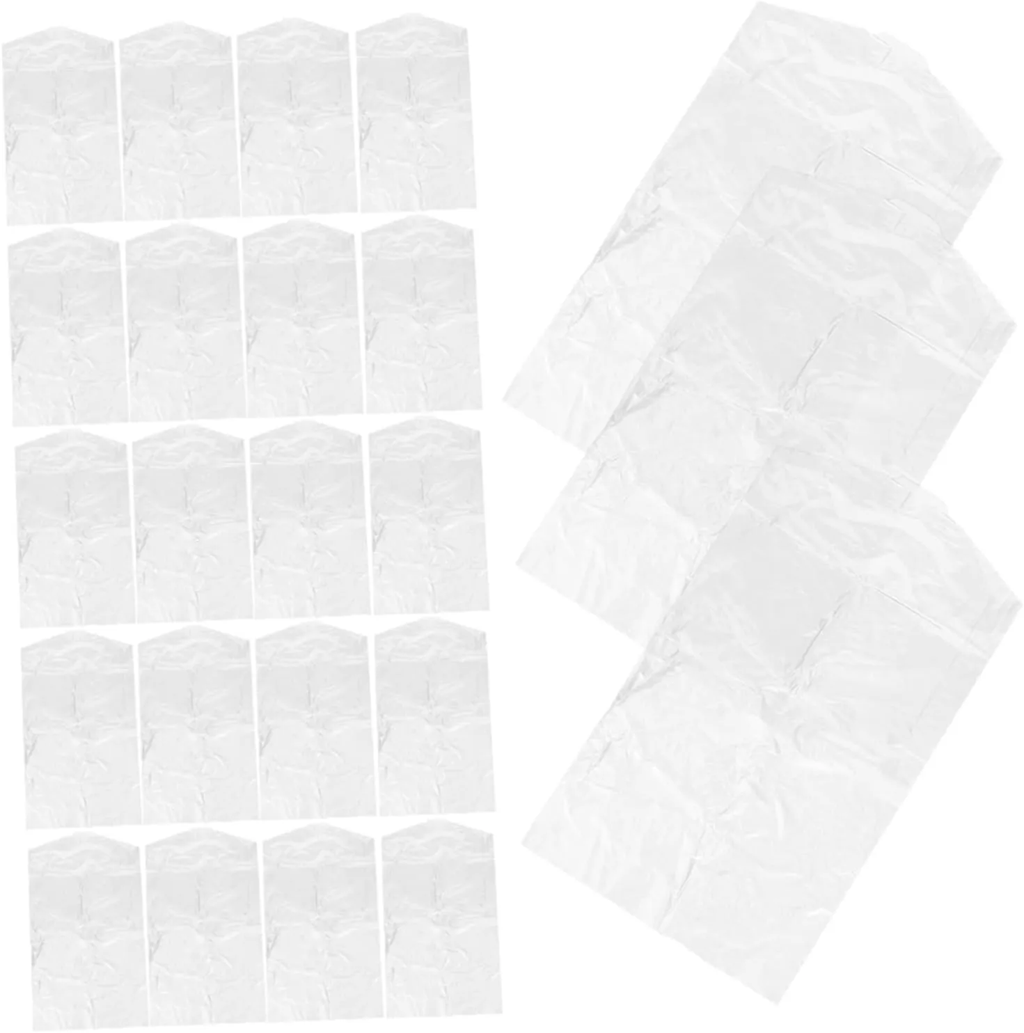 60pcs and Girls' Clothes Cover Dry Cleaning Bags Plastic Garment Bags Storage Display Function