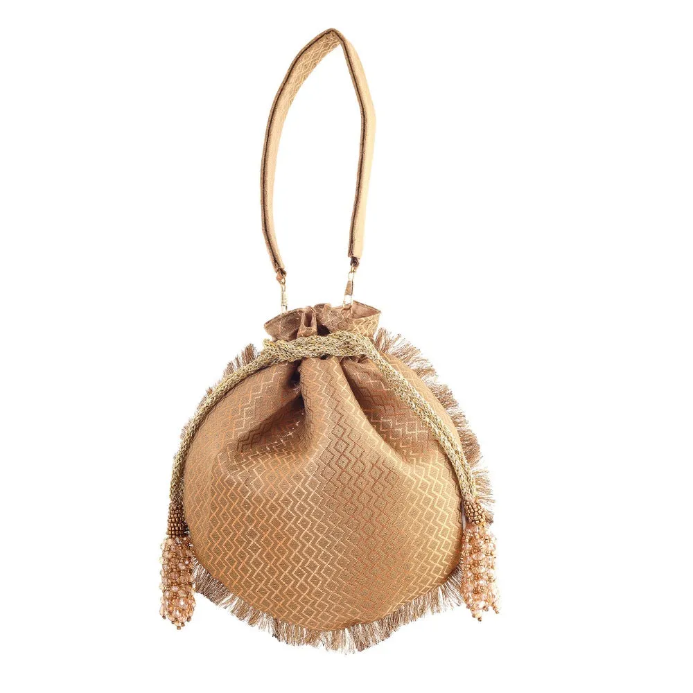 A Clutch Story Ghoomar Copper Potli