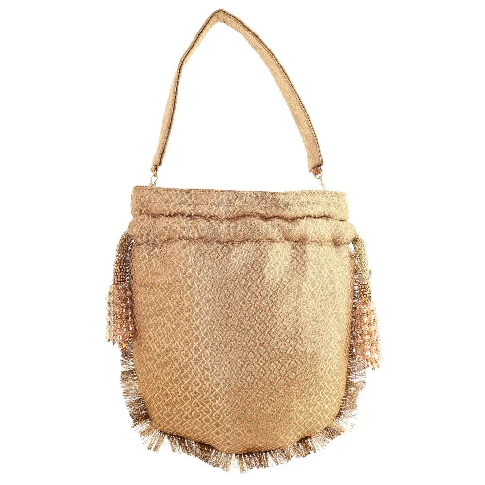 A Clutch Story Ghoomar Copper Potli