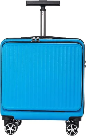 ANIIC Luggage Suitcases With Wheels Business Travel Boarding Case Hardside Luggage 18 Inch Password Box Suitcase Convenient Suitcase Spinner Luggages (Color : D, Size : 18in)