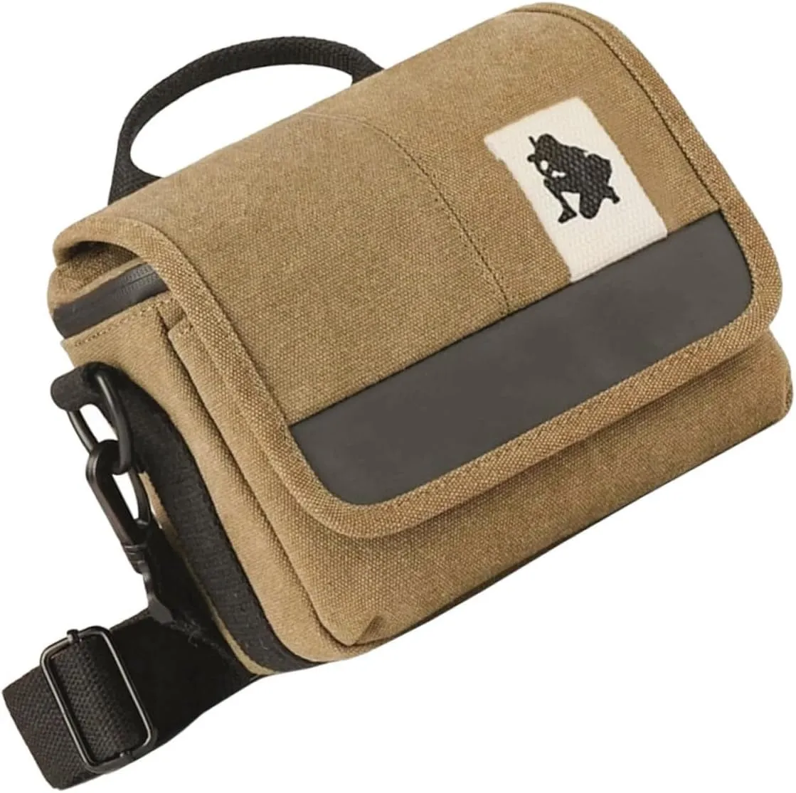 ARTIBETTER Outdoor Dslr Camera Bag Shoulder Strap Compact Camera Case Pouch Material Protection Scratches Kaki