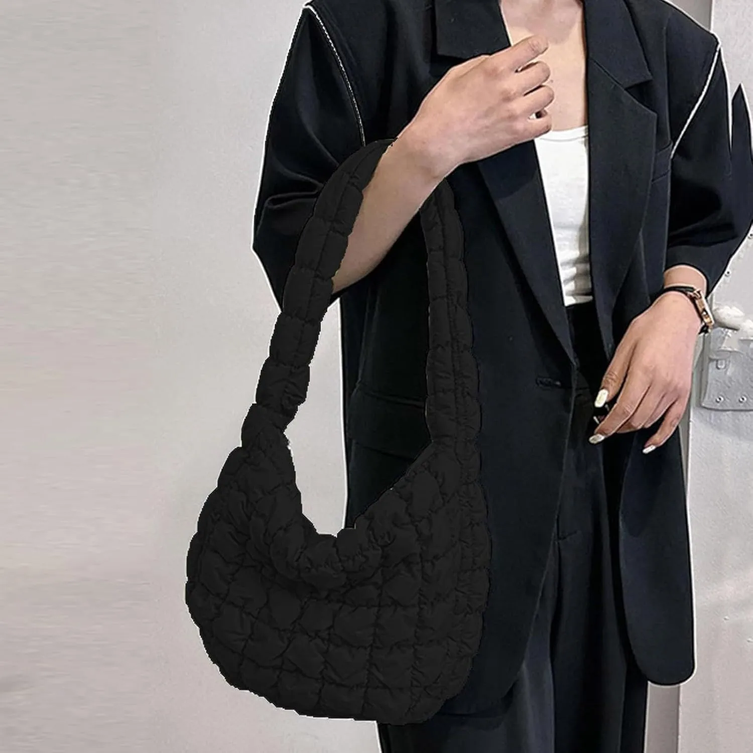 Beach Tote Bag Large Nylon Handbags Crossbody Bags Hobo Bag Shoulder Handbag For Wife Mama Travel Work Outdoor V