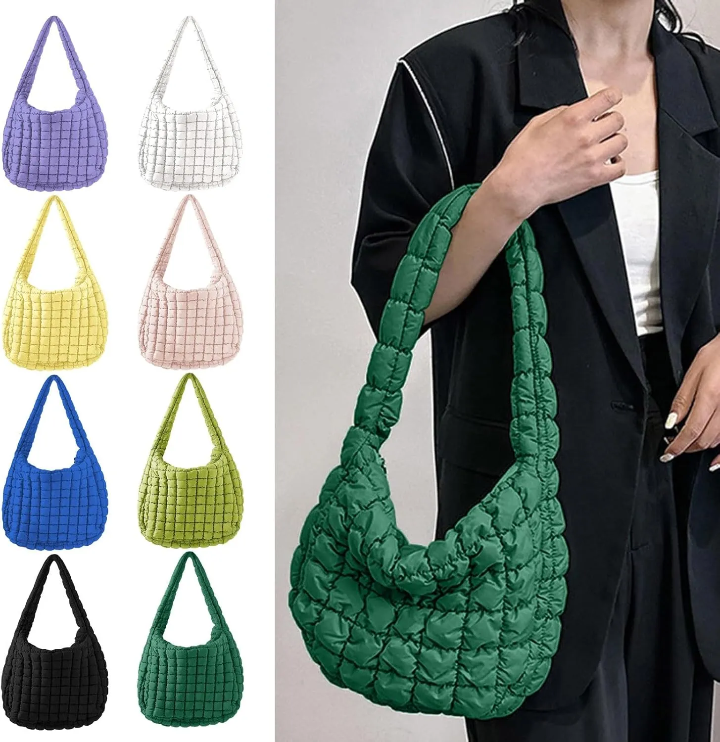 Beach Tote Bag Large Nylon Handbags Crossbody Bags Hobo Bag Shoulder Handbag For Wife Mama Travel Work Outdoor V
