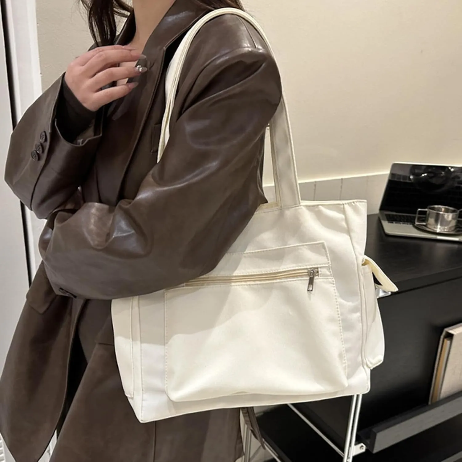 Beach Tote Bag Portable Hollow Knitted Hobo Bags Large Shoulder Vest Bag For Outdoor Shopping Beach Travel Essential U