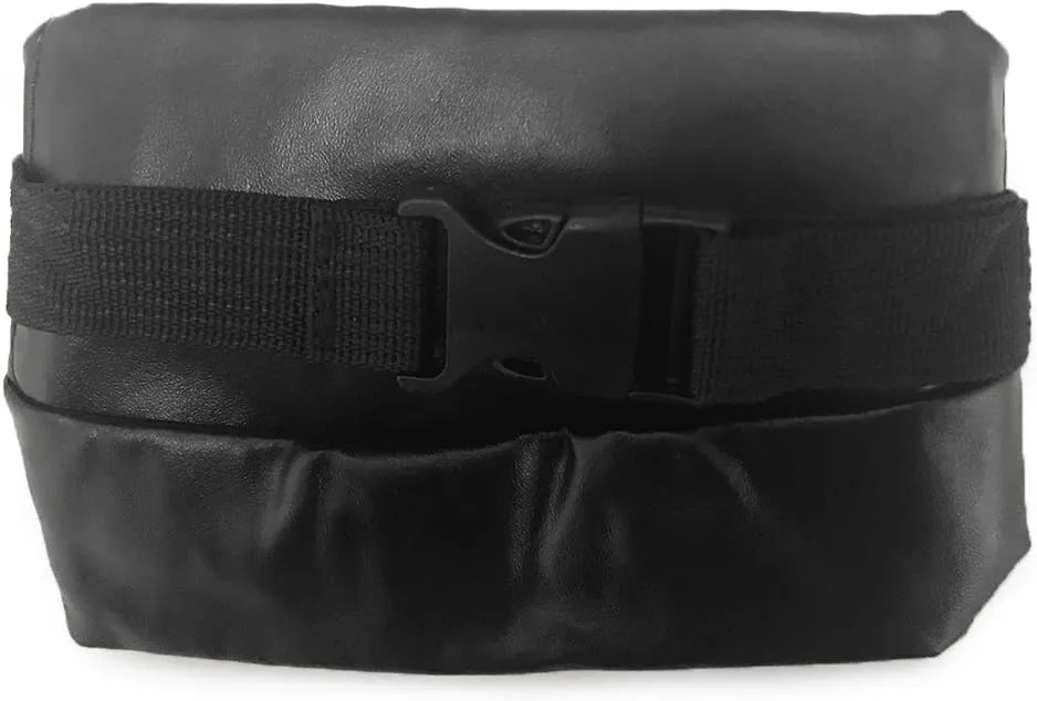 Black Shine Bling Leather Waist Fanny Pack Bag Pouch Casual Bum Purse (Bling Black, One_Size)