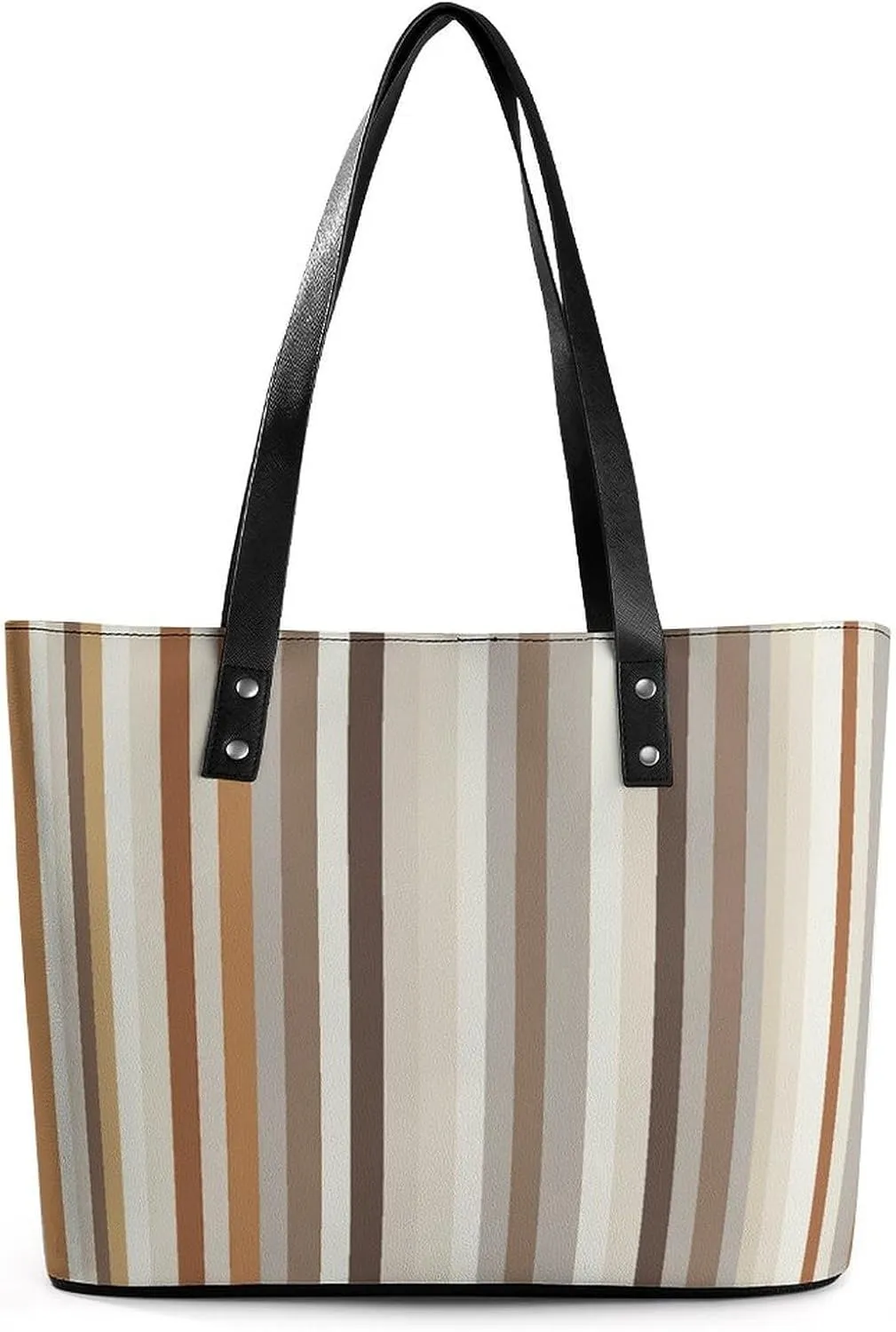 Brown And Gray Leather Lady's Handbag Crossbody Purse for Women Ladies Soft Shoulder Bag Medium Roomy Handbag Fashion Tote Top Handle Satchel