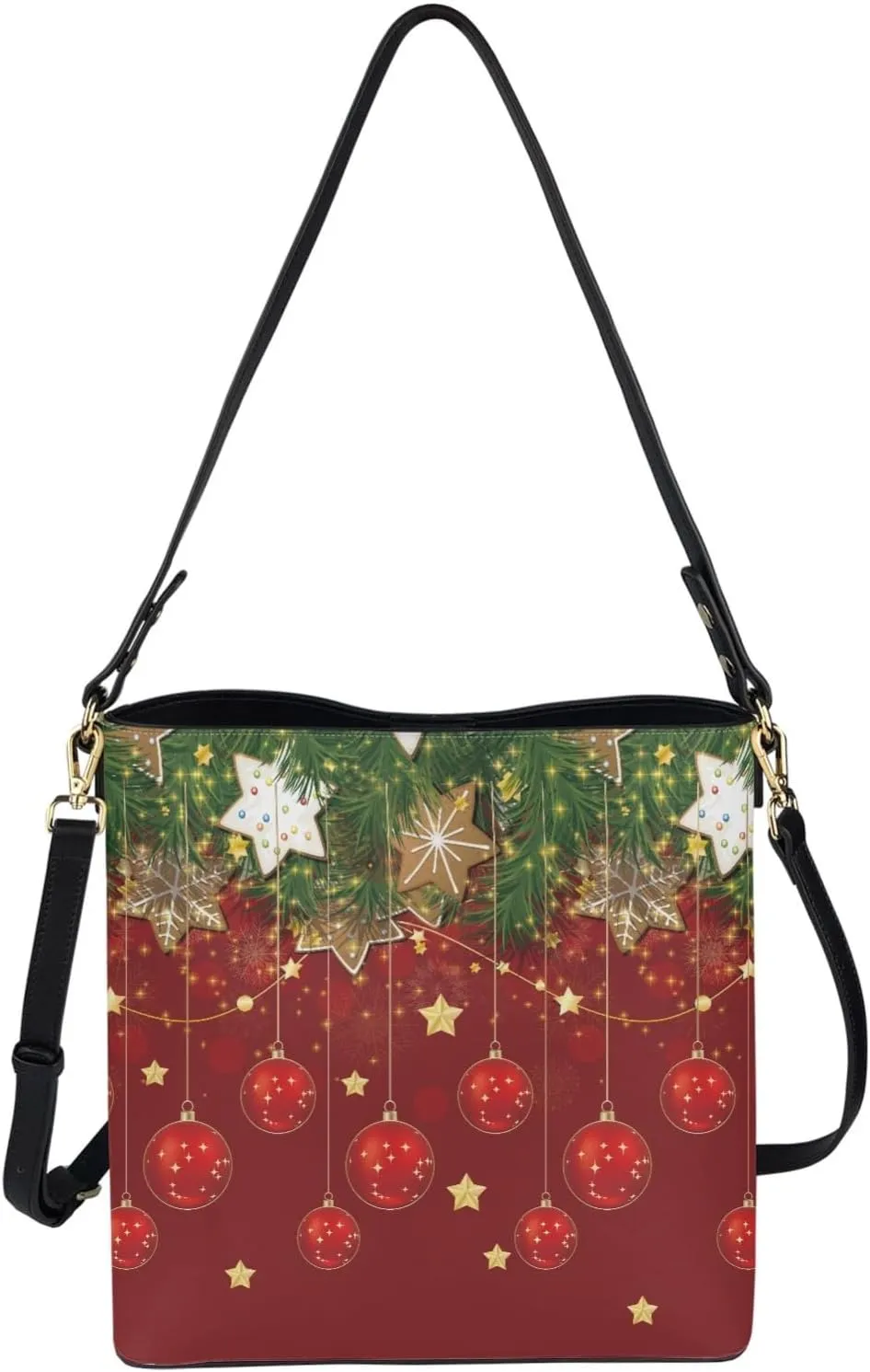 Bucket Bag for Women, PU Casual Handbag Crossbody Tote Bag, Bucket Bag Trendy Fashion Ladies Tote Handbags