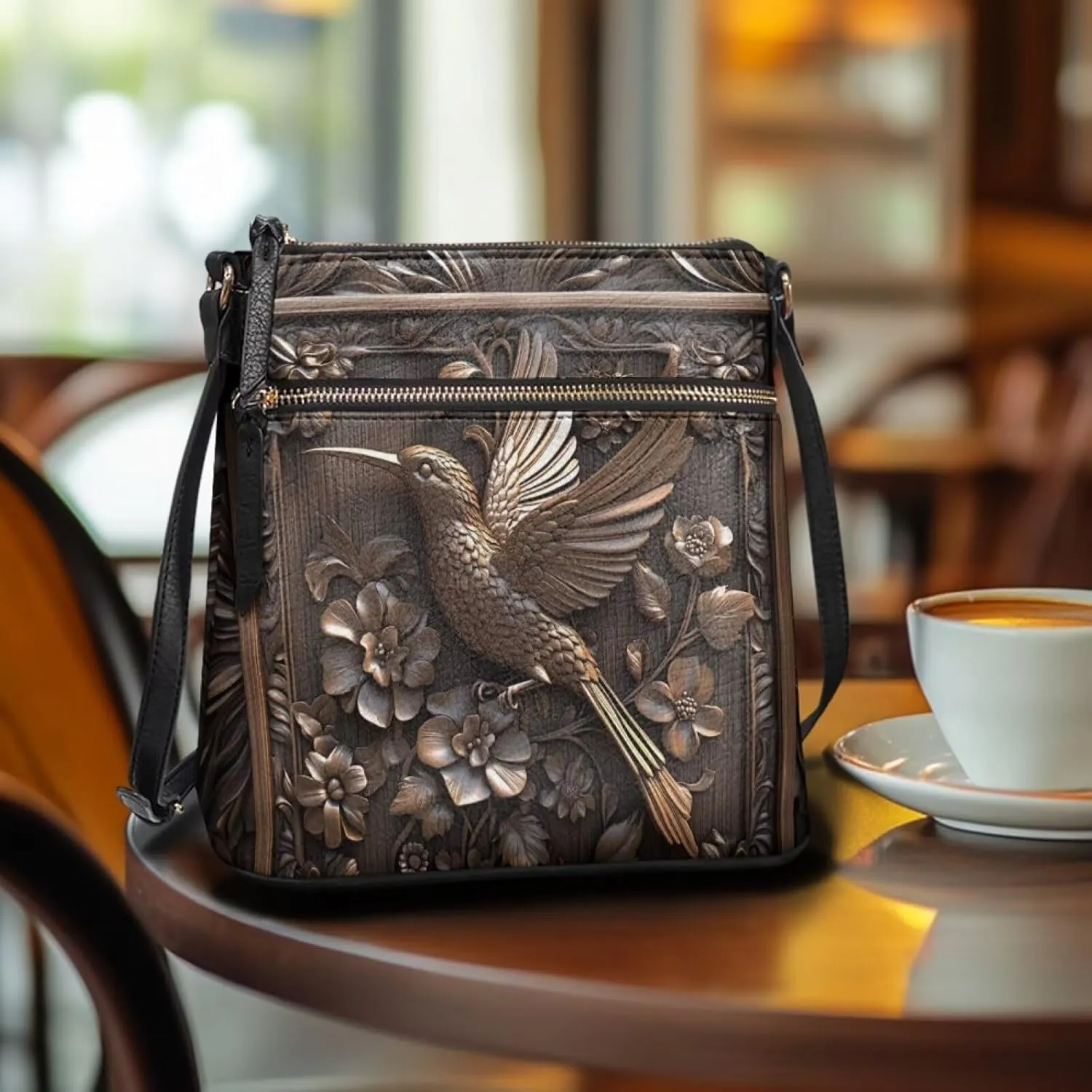 Bucket Bags for Women Trendy Large Capacity with Zipper Womens Crossbody Bags Ladies Satchel Shoulder Handbags