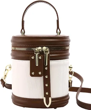 Bucket Bags for Women Vintage Women's Crossbody Handbags Shoulder Bag Mini Satchel Bags Trendy Women's Handbag