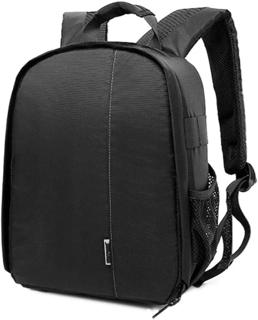 Camera Backpack Waterproof Bag Compact Camera Cases for DSLR/SLR and Accessories (Black 4)