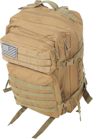Camouflage Backpack Outdoor Water Resistant Storage Bag for Camping and Hiking Versatile Knapsack for Survival and Equipment