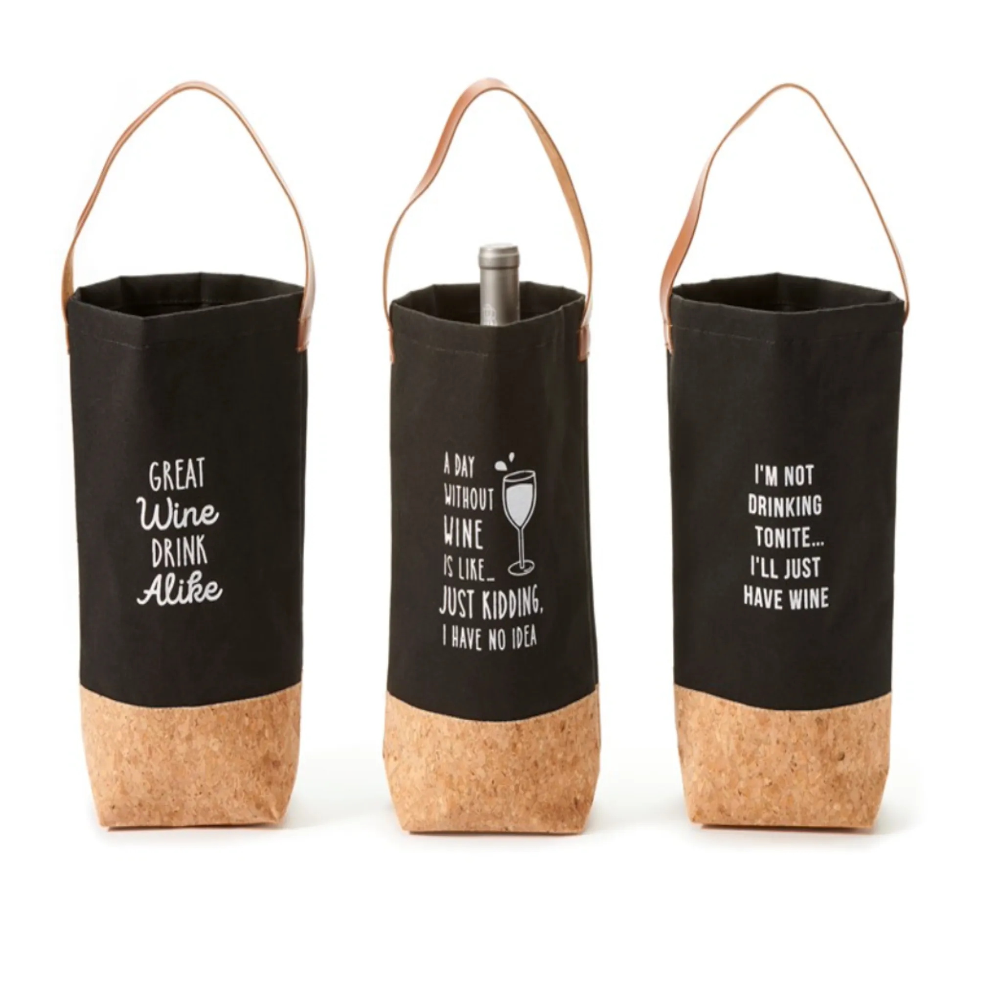 Canvas & Cork Wine Bags