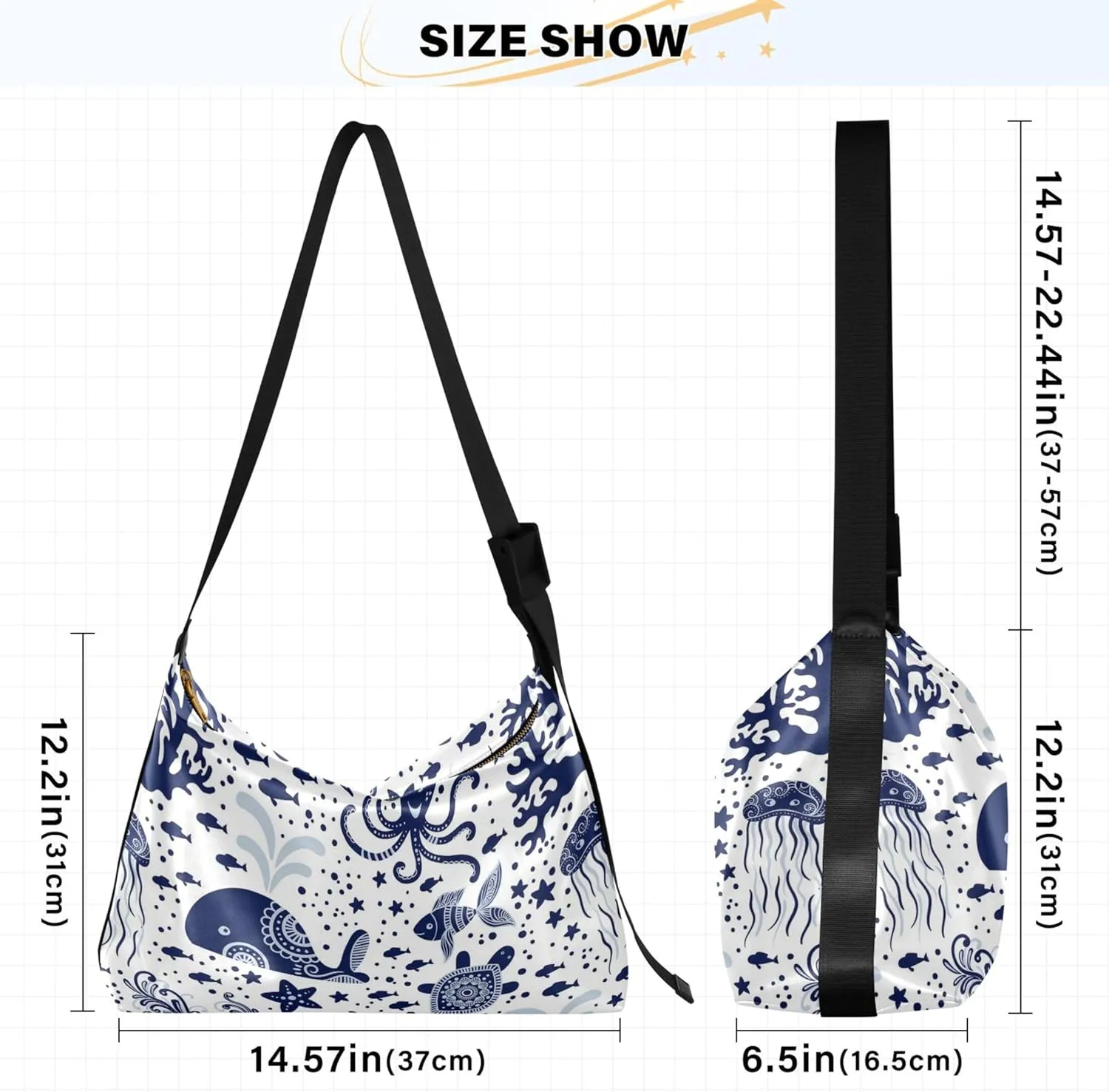 Christmas Dog Hobo Leather Bags for Women Large Crossbody Bags Trendy Animal Print Simple Shoulder Bag