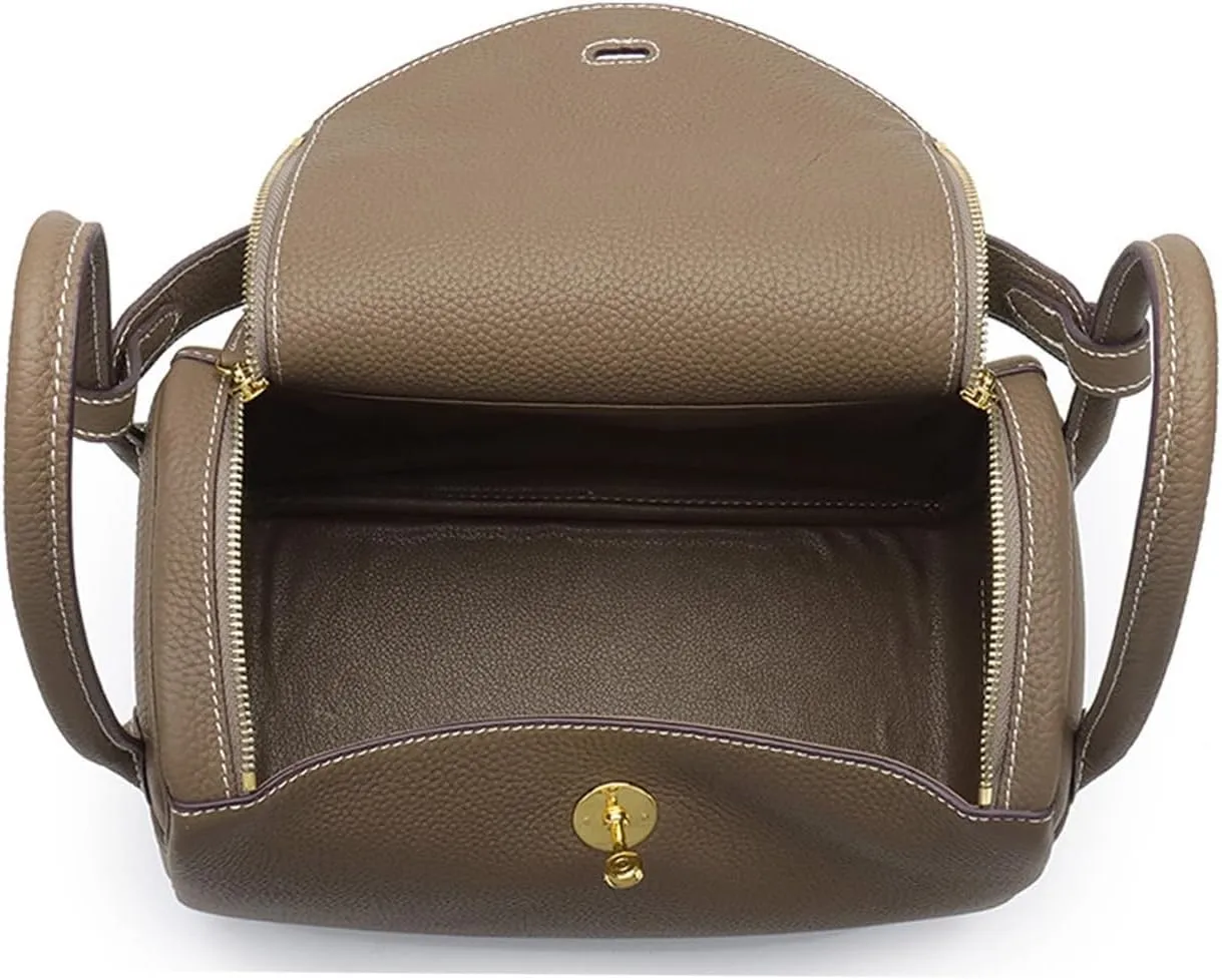 Classic Retro All-match Cowhide leather shoulder, Handbag - Exquisite fashionable versatile hand held doctor bags