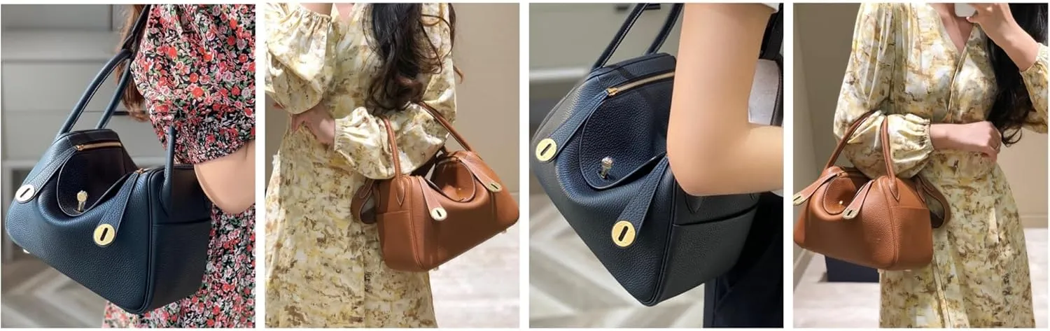Classic Retro All-match Cowhide leather shoulder, Handbag - Exquisite fashionable versatile hand held doctor bags