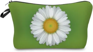 Cosmetic Pouch for Women, Waterproof Makeup Bags Roomy Toiletry Pouch Portable Washing Bag Adorable Travel Accessories Gifts (Daisy 2363)