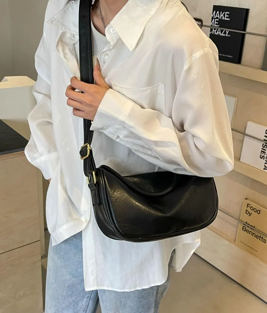 Crescnet Shoulder Bags for Women Trendy Crossbody Bag Purse Small Dumpling Bag Hobo Bags Tote Handbag