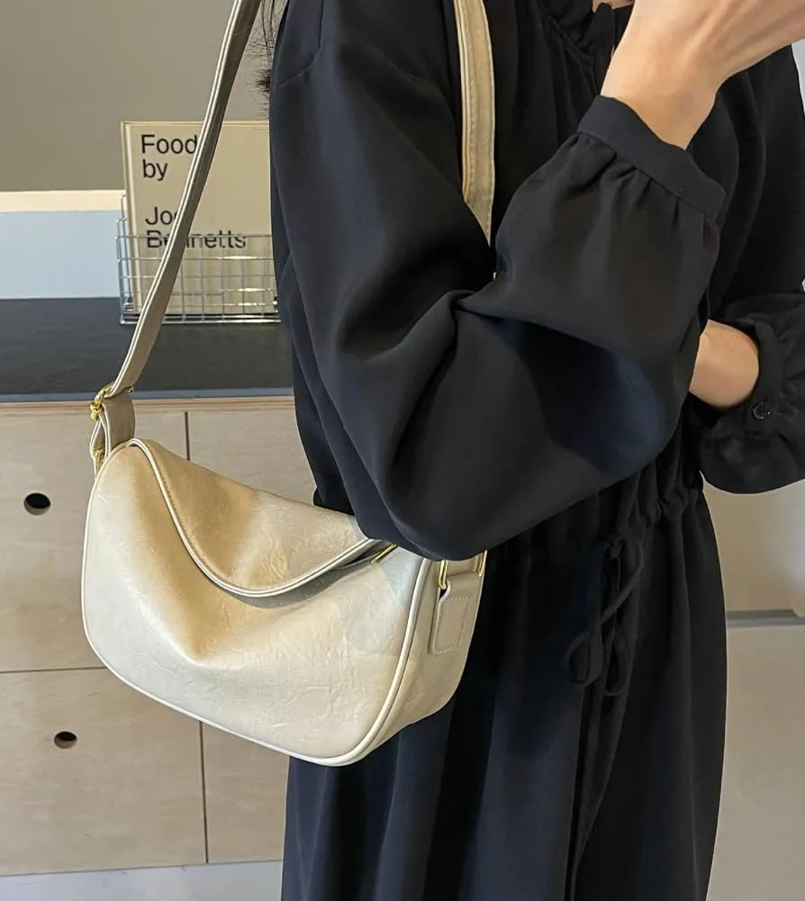 Crescnet Shoulder Bags for Women Trendy Crossbody Bag Purse Small Dumpling Bag Hobo Bags Tote Handbag