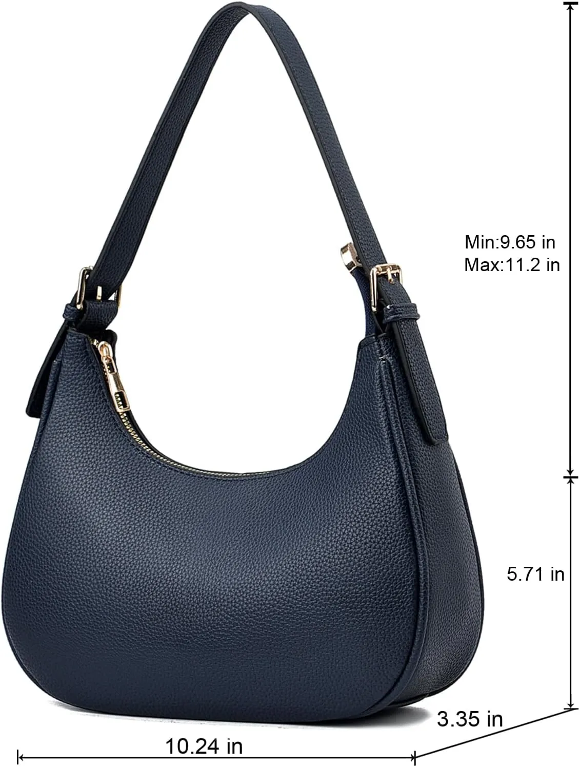 CROJUYI Small Crescent Shoulder Bags Purses for Women Retro Classic Clutch Hobo Tote Purse and Handbag Cute Crossbody Bags