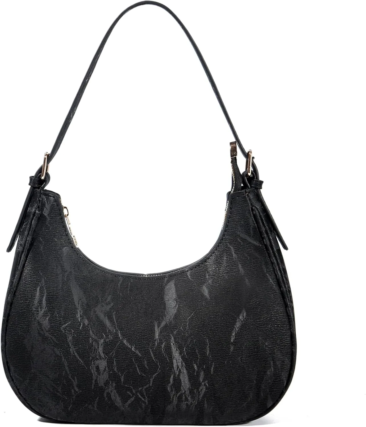 CROJUYI Small Crescent Shoulder Bags Purses for Women Retro Classic Clutch Hobo Tote Purse and Handbag Cute Crossbody Bags