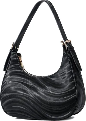 CROJUYI Small Crescent Shoulder Bags Purses for Women Retro Classic Clutch Hobo Tote Purse and Handbag Cute Crossbody Bags