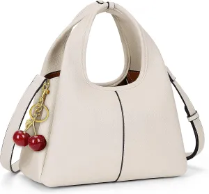 Crossbody Bag Top Handle Handbag for Women Trendy Purse Satchel Bags Pebble Leather Shoulder Bag Hobo Tote Handbag