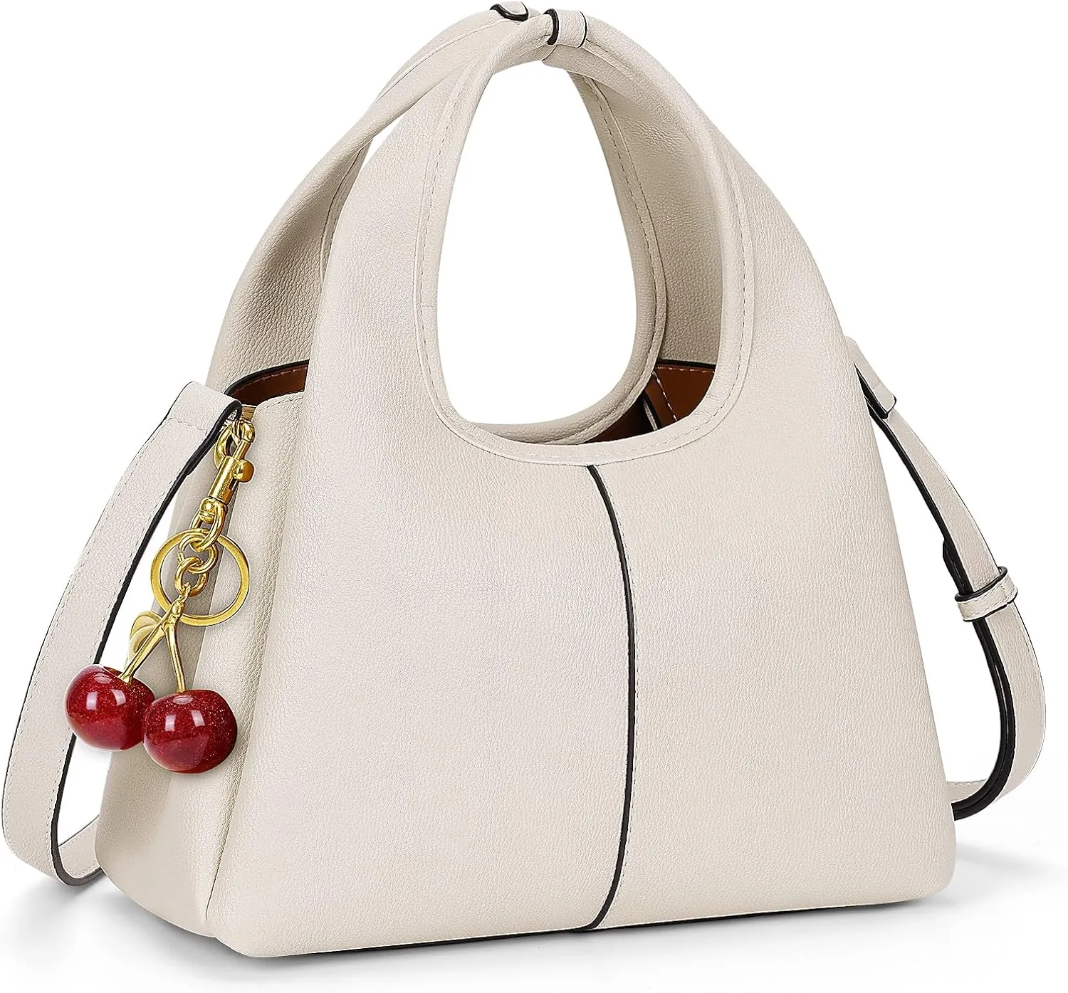 Crossbody Bag Top Handle Handbag for Women Trendy Purse Satchel Bags Pebble Leather Shoulder Bag Hobo Tote Handbag