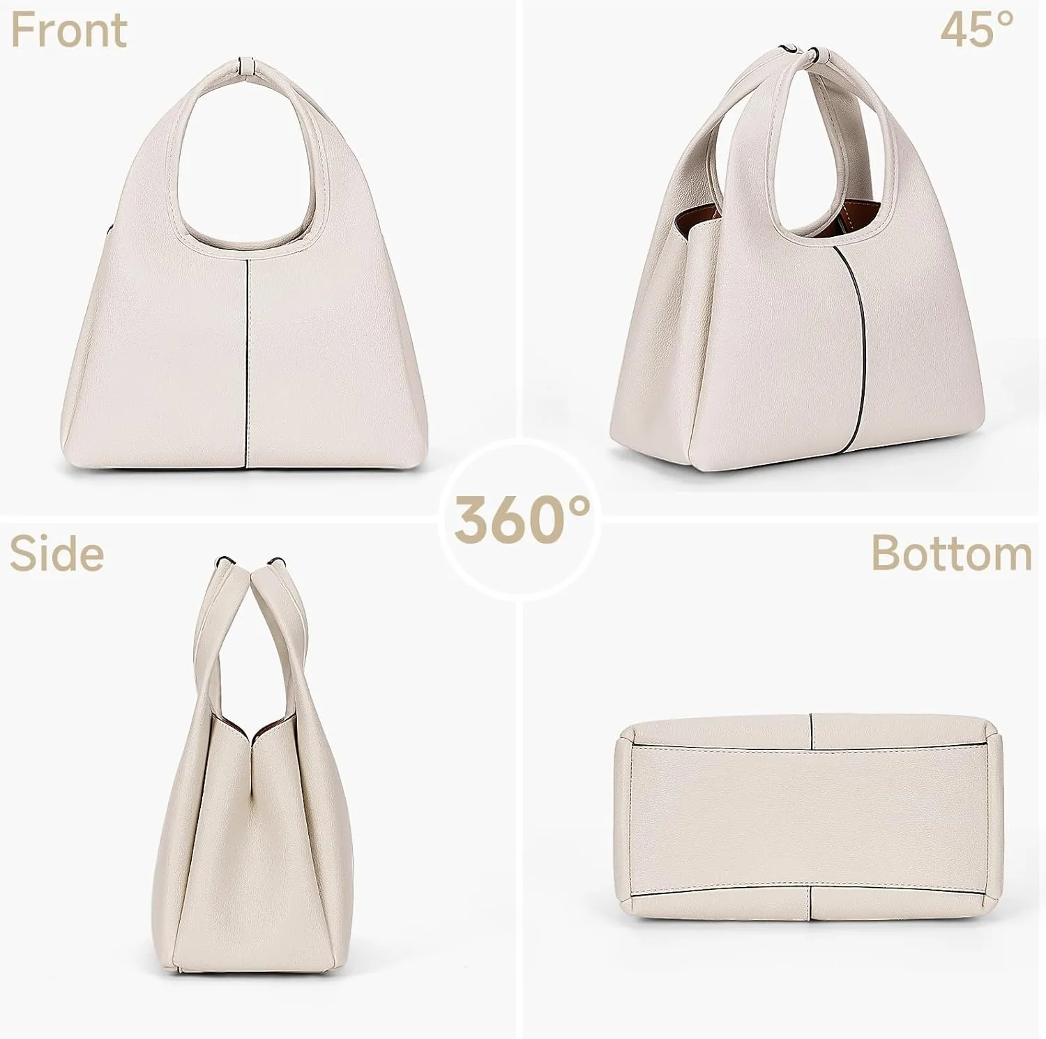 Crossbody Bag Top Handle Handbag for Women Trendy Purse Satchel Bags Pebble Leather Shoulder Bag Hobo Tote Handbag
