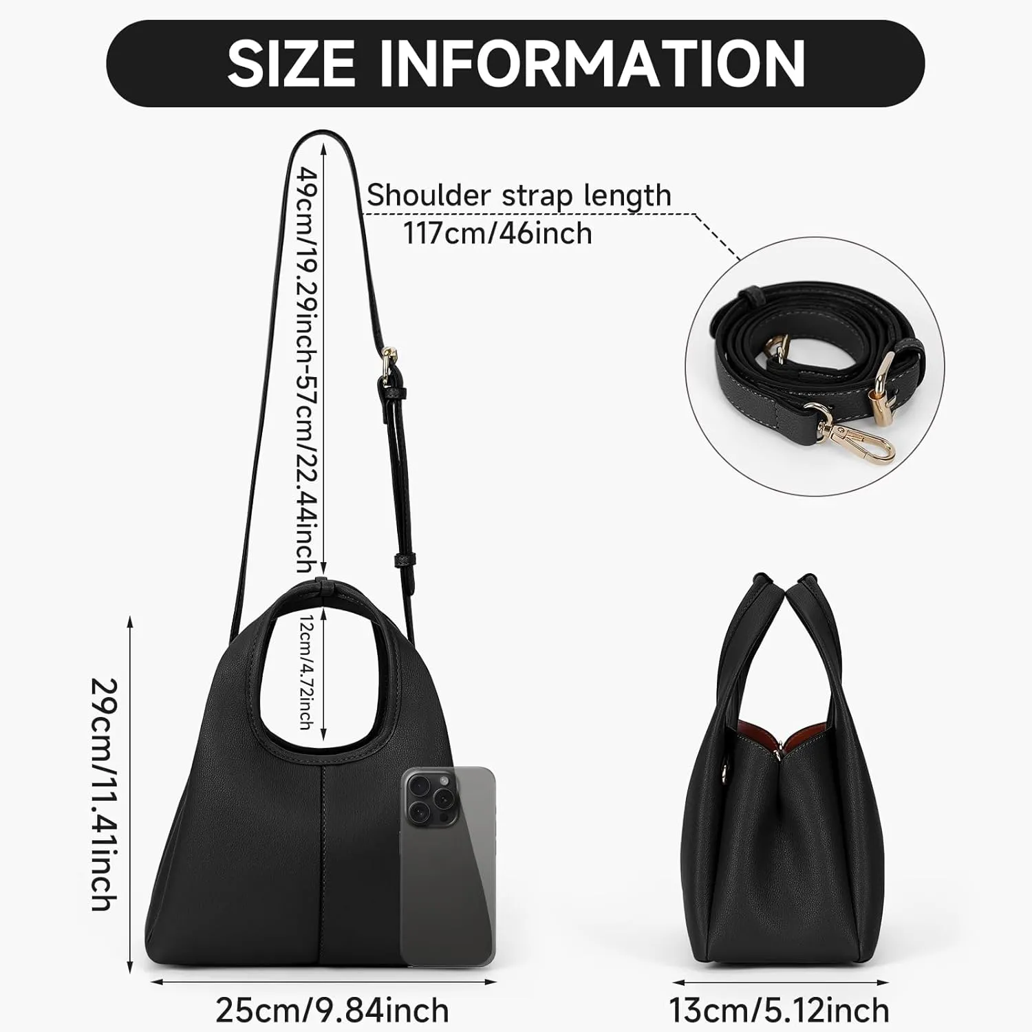 Crossbody Bag Top Handle Handbag for Women Trendy Purse Satchel Bags Pebble Leather Shoulder Bag Hobo Tote Handbag