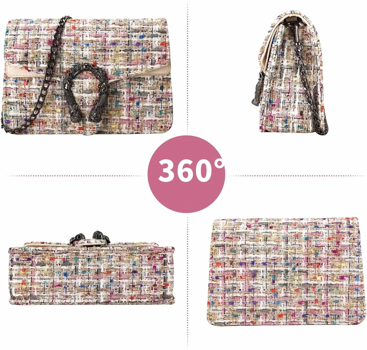 Crossbody Bags for Women Trendy - Small Cross Body Purse Shoulder Bag Handbags Evening Clutch