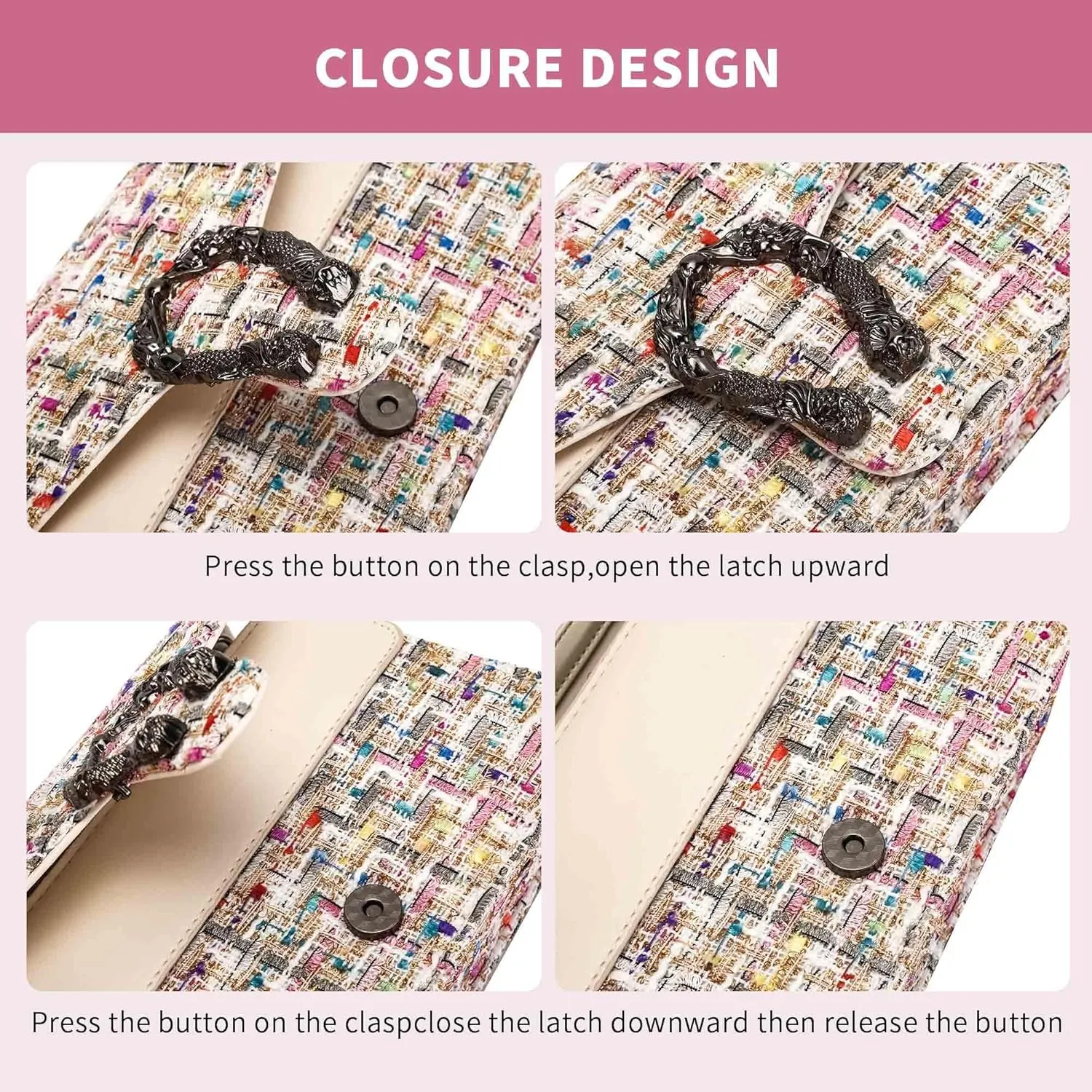 Crossbody Bags for Women Trendy - Small Cross Body Purse Shoulder Bag Handbags Evening Clutch