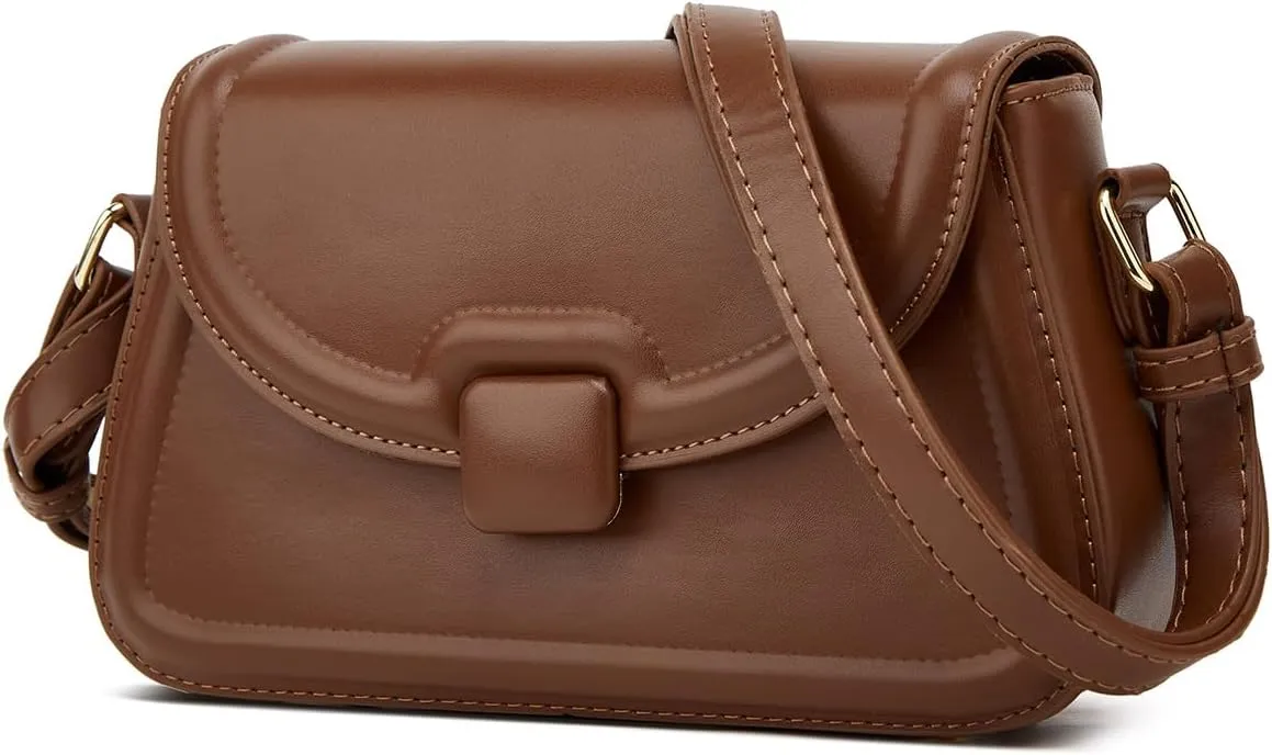Crossbody Bags for Women Vintage Clutch Purses Shoulder Bag Classic Underarm Bag Soft PU Leather