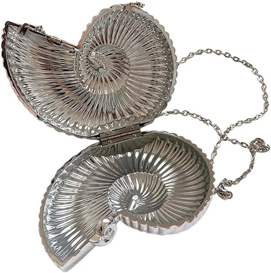 Cute Shell Evening Bag Versatile Wing Crossbody Purse Daily Life Bar Party Clutch Bag Handbag for Women