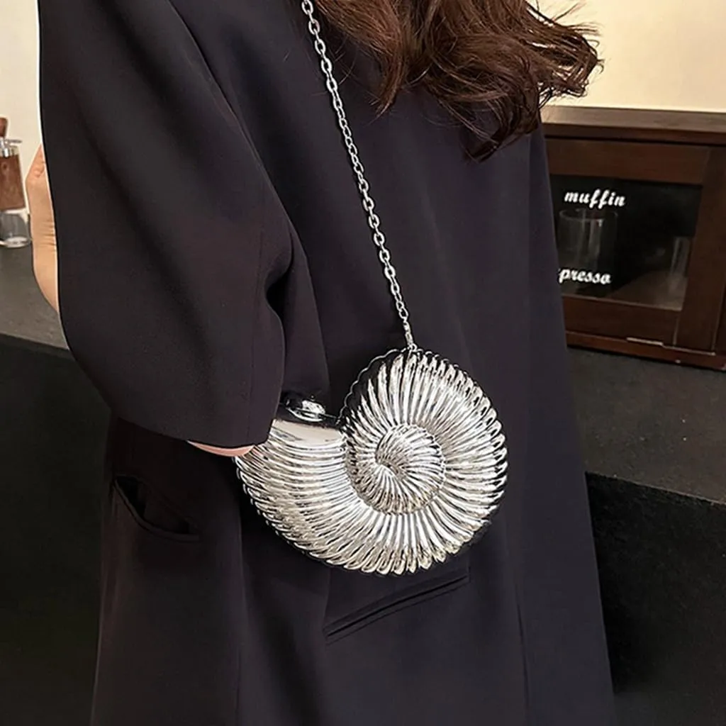 Cute Shell Evening Bag Versatile Wing Crossbody Purse Daily Life Bar Party Clutch Bag Handbag for Women