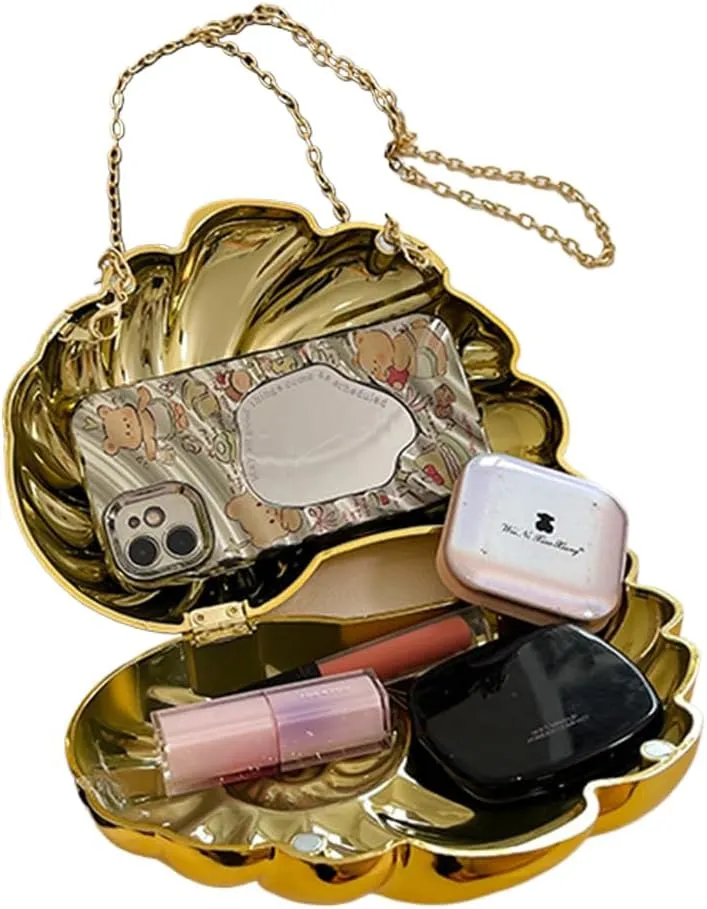 Cute Shell Evening Bag Versatile Wing Crossbody Purse Daily Life Bar Party Clutch Bag Handbag for Women