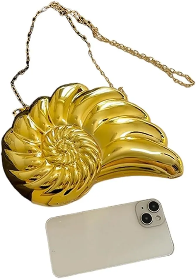 Cute Shell Evening Bag Versatile Wing Crossbody Purse Daily Life Bar Party Clutch Bag Handbag for Women