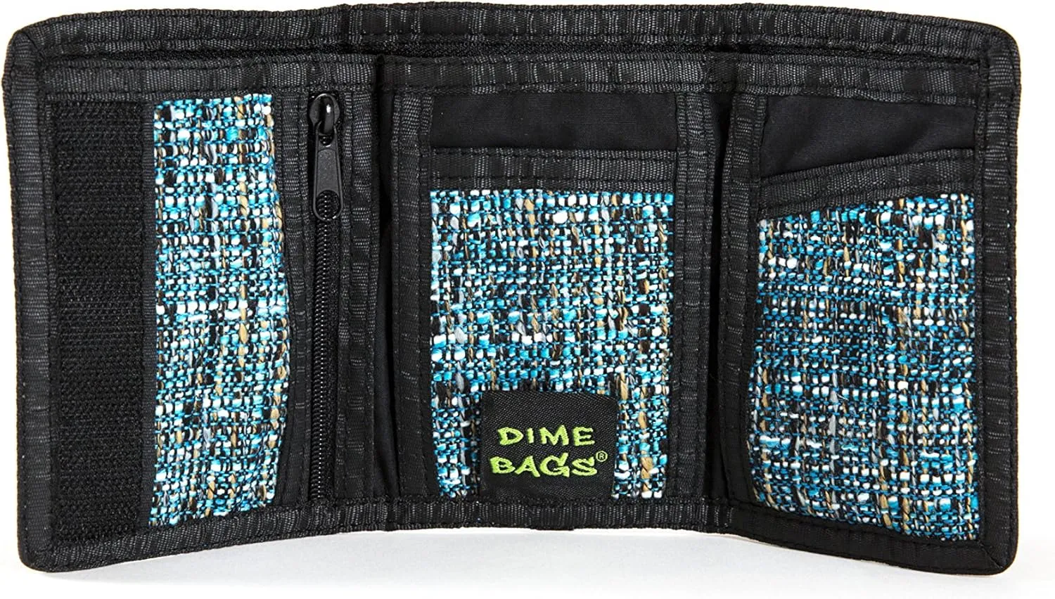 DIME BAGS Trifold Hempster Wallet - Classic Trifold Design w/Exterior and Interchangable Label ()