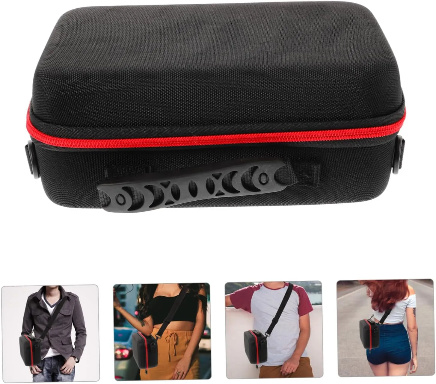 DOITOOL Diy Camera Case Compact Digital Storage Bag for Travel Outdoor Grid Design for Camera Pouches