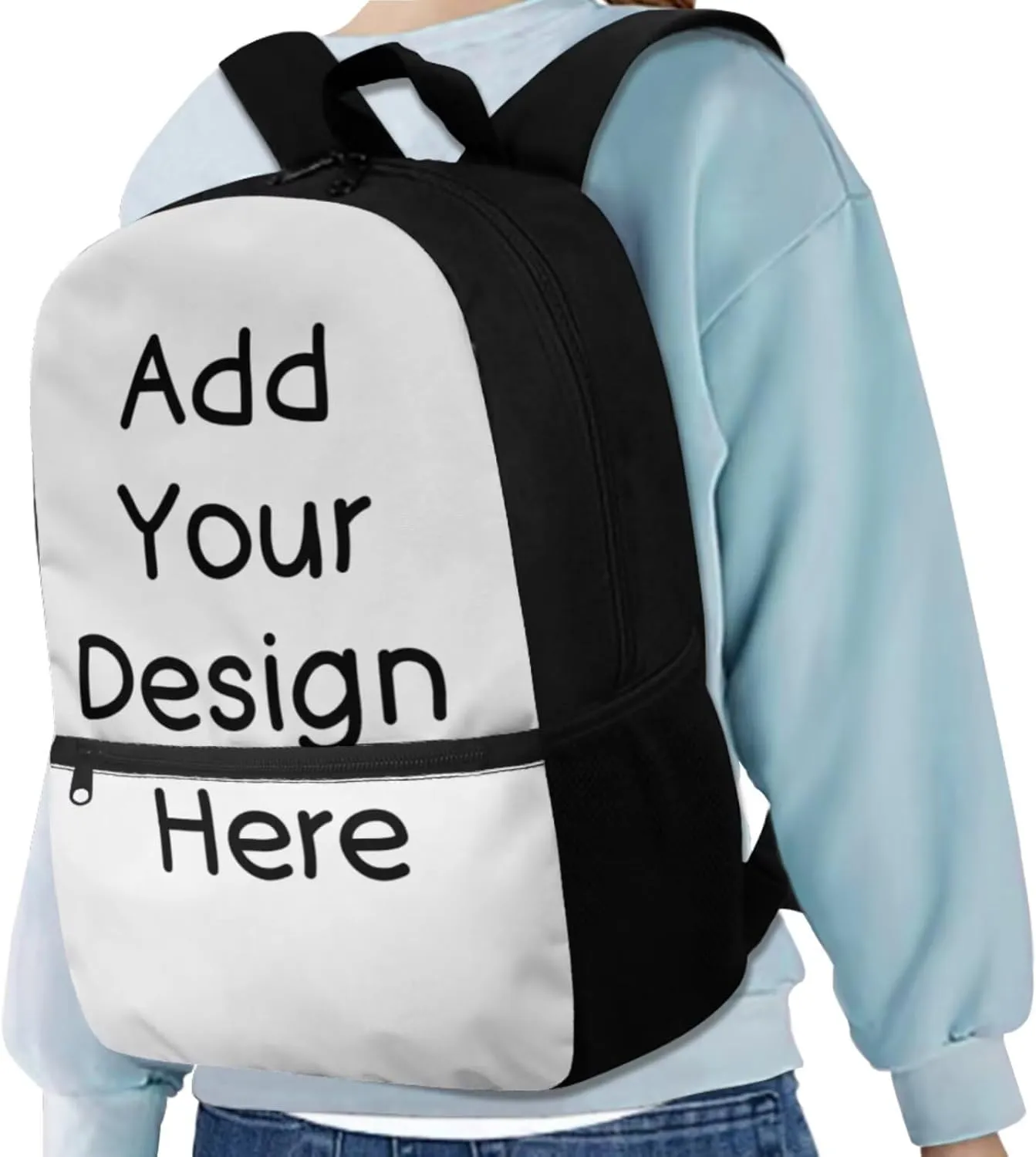 Dolyues Custom Backpack for Boys with Lunch Box Personality 17-inch School Bag Set, Ideal Backpack for Kids Ages 10-12, Practical Kids Bookbag