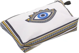 Evil Eye Cosmetic Pouch Small Zipper Pouches Makeup Bags Roomy Toiletry Pouch Portable Washing Bag Travel Accessories Organizer for Women