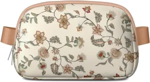 Fanny Pack for Women,Mini Waterproof Floral theme Belt Bag,Fashionable Crossbody,Cute Everywhere Belt Bags Fanny Pack for Hiking,Travel.