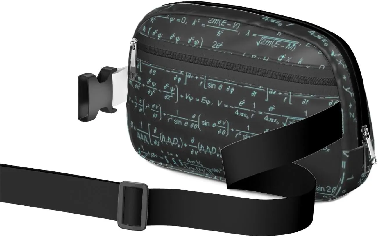 Fanny Pack for Women,Mini Waterproof Science theme Belt Bag,Fashionable Crossbody,Cute Everywhere Belt Bags Fanny Pack for Hiking,Travel.