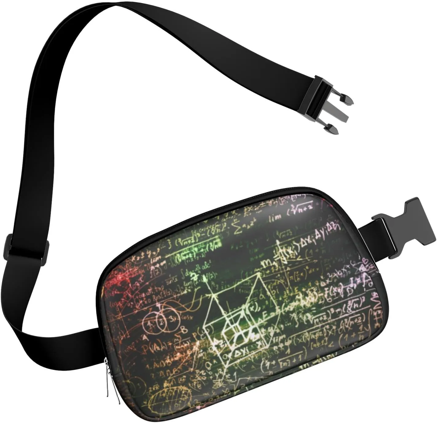 Fanny Pack for Women,Mini Waterproof Science theme Belt Bag,Fashionable Crossbody,Cute Everywhere Belt Bags Fanny Pack for Hiking,Travel.