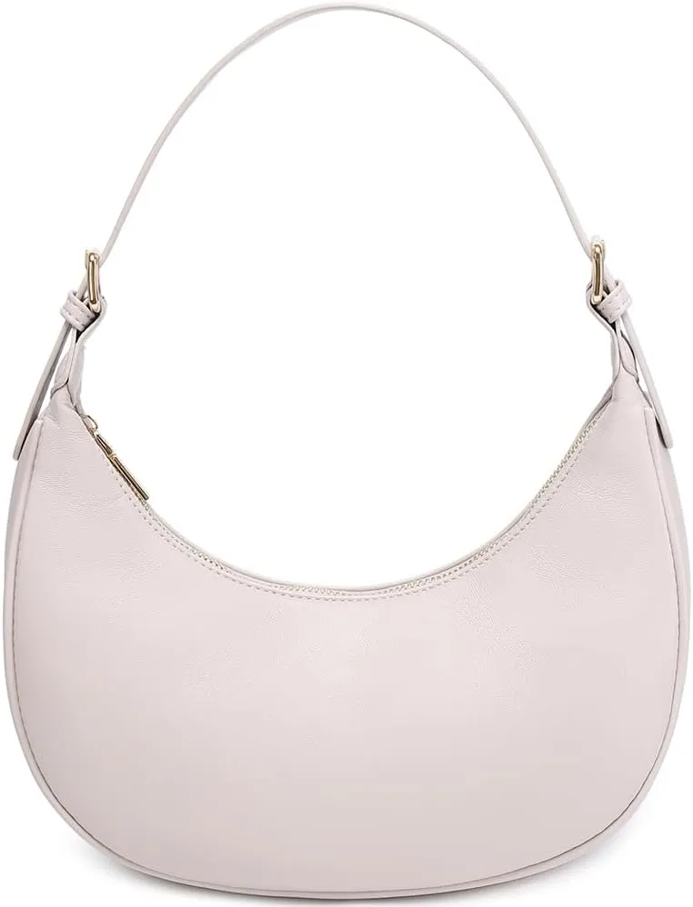 Fashion Small Crescent Underarm Shoulder Bag for Women Trendy Purse Hobo Handbags Clutch Crossbody Bag