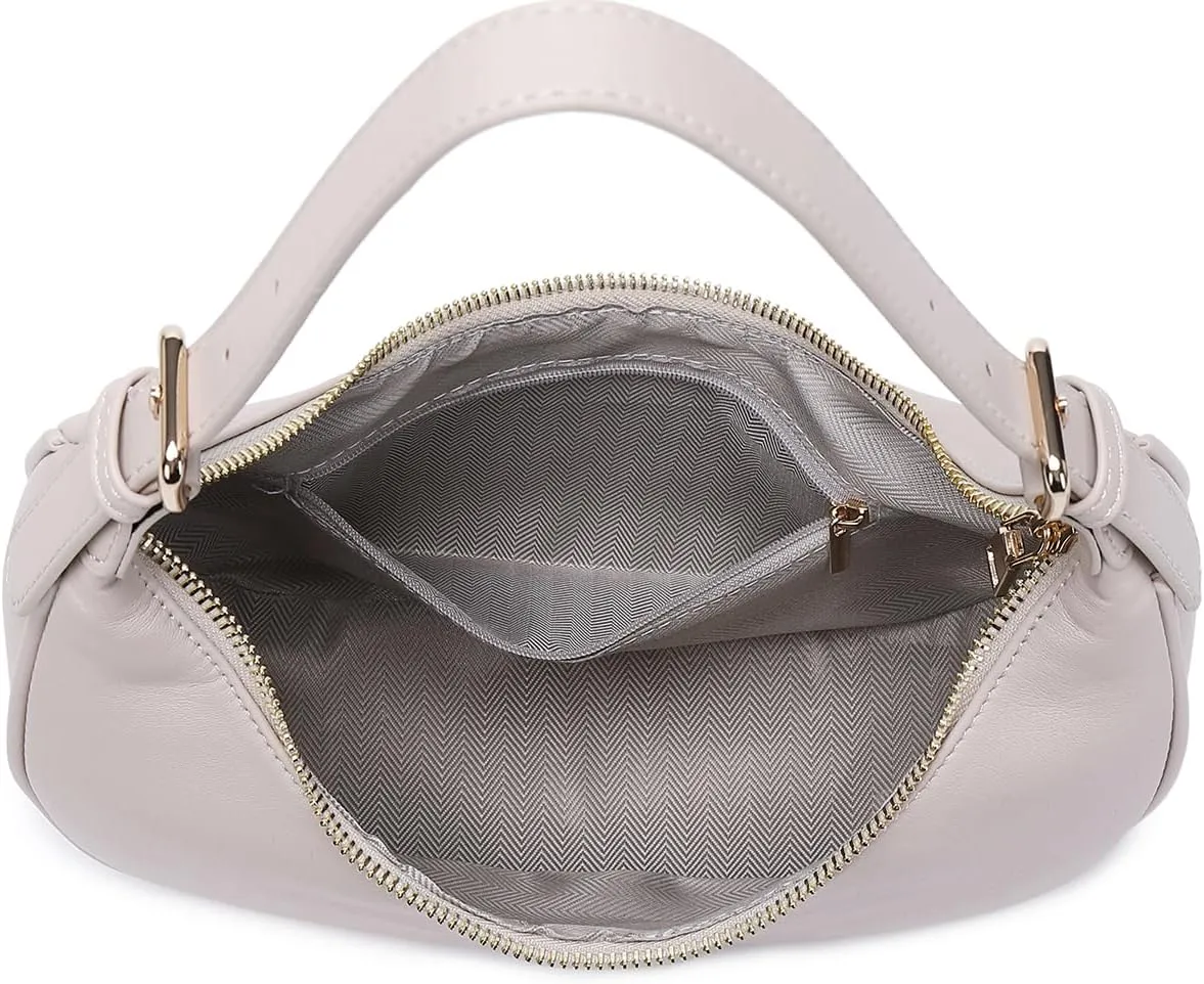 Fashion Small Crescent Underarm Shoulder Bag for Women Trendy Purse Hobo Handbags Clutch Crossbody Bag