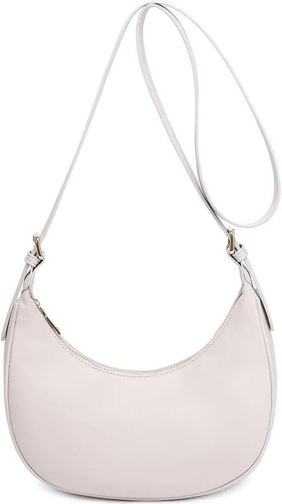 Fashion Small Crescent Underarm Shoulder Bag for Women Trendy Purse Hobo Handbags Clutch Crossbody Bag